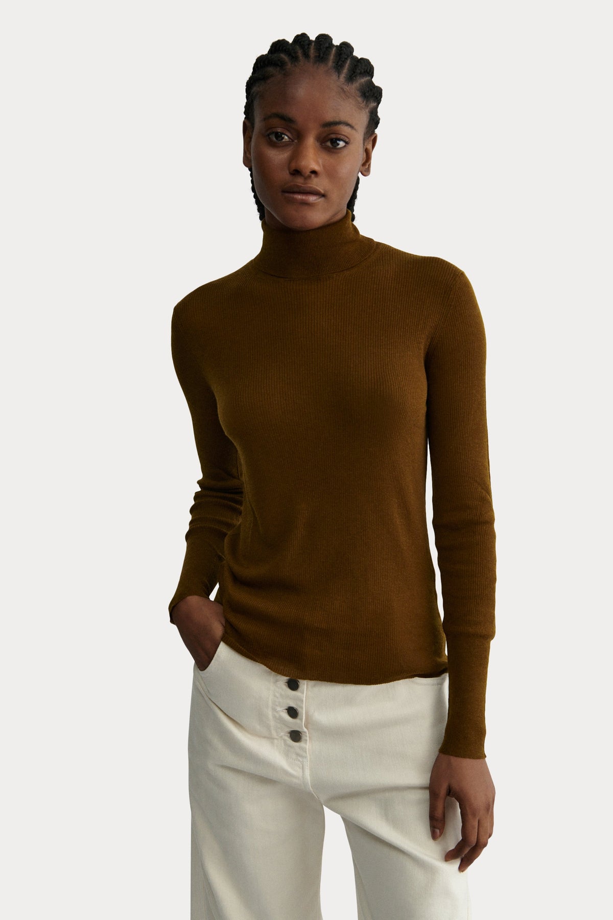 Lehto Turtleneck Ivory - Rachel Comey
