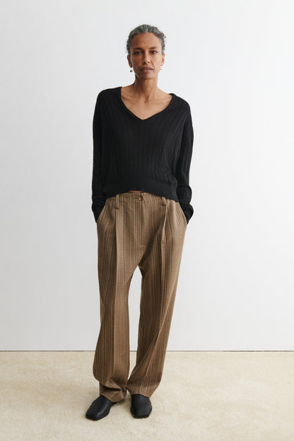 Marion V-Neck Black - Rachel Comey