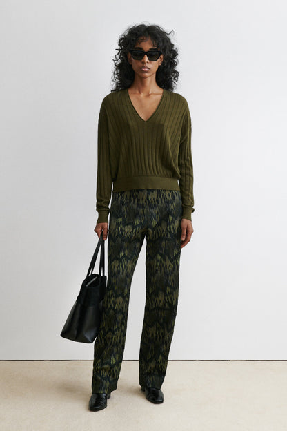 Marion V-Neck Black - Rachel Comey