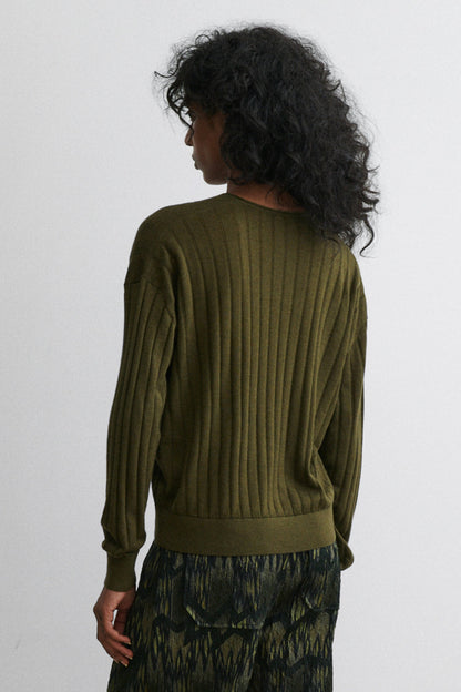 Marion V-Neck Black - Rachel Comey