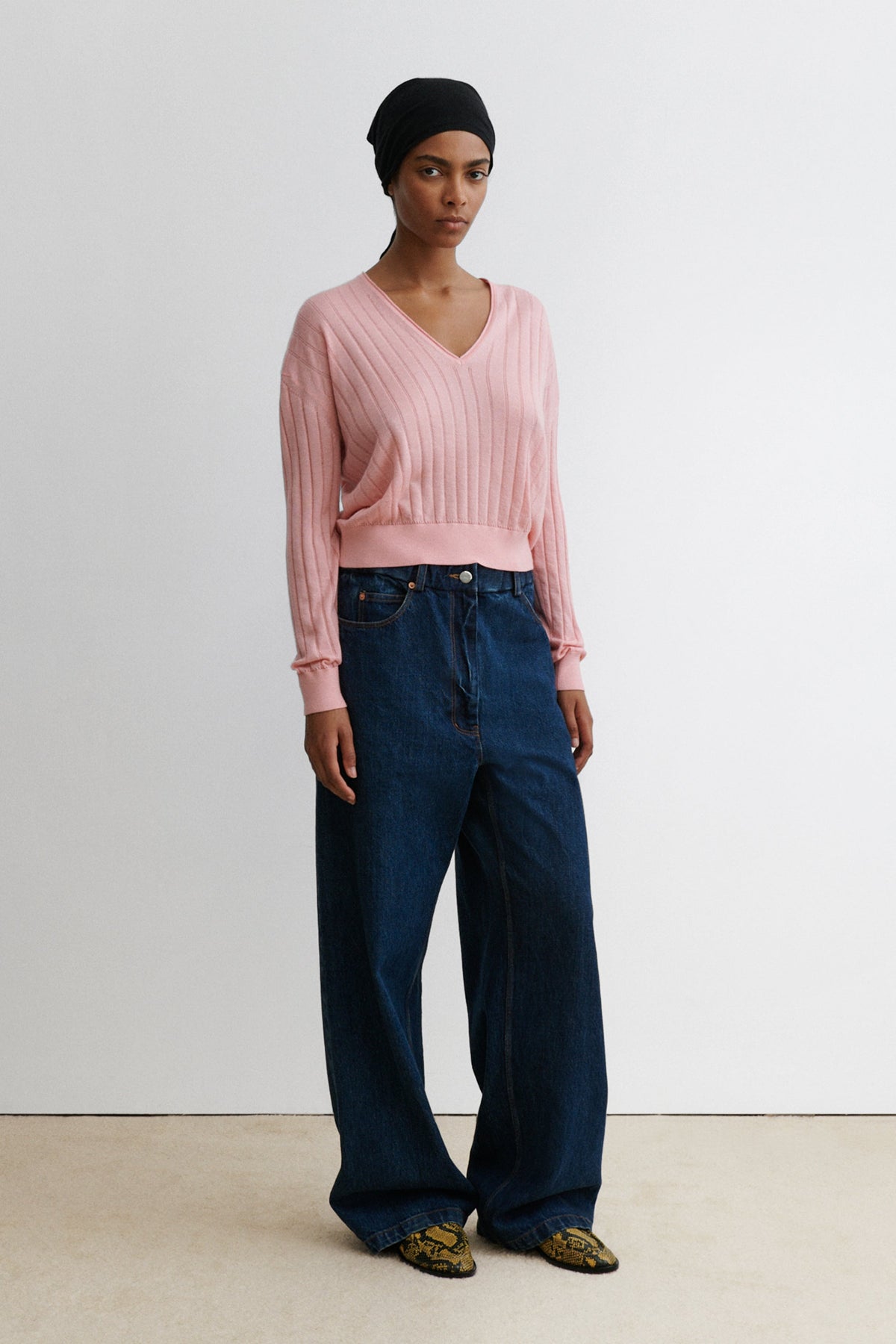 Marion V-Neck Black - Rachel Comey