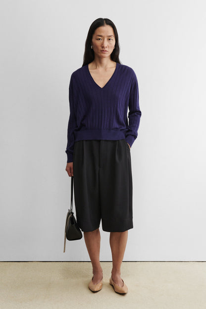 Marion V-Neck Black - Rachel Comey