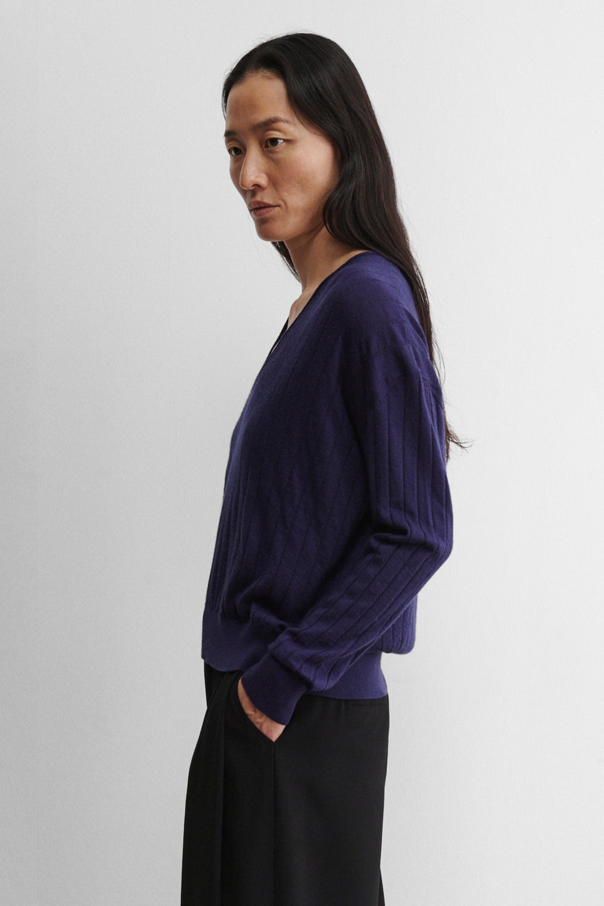 Marion V-Neck Black - Rachel Comey