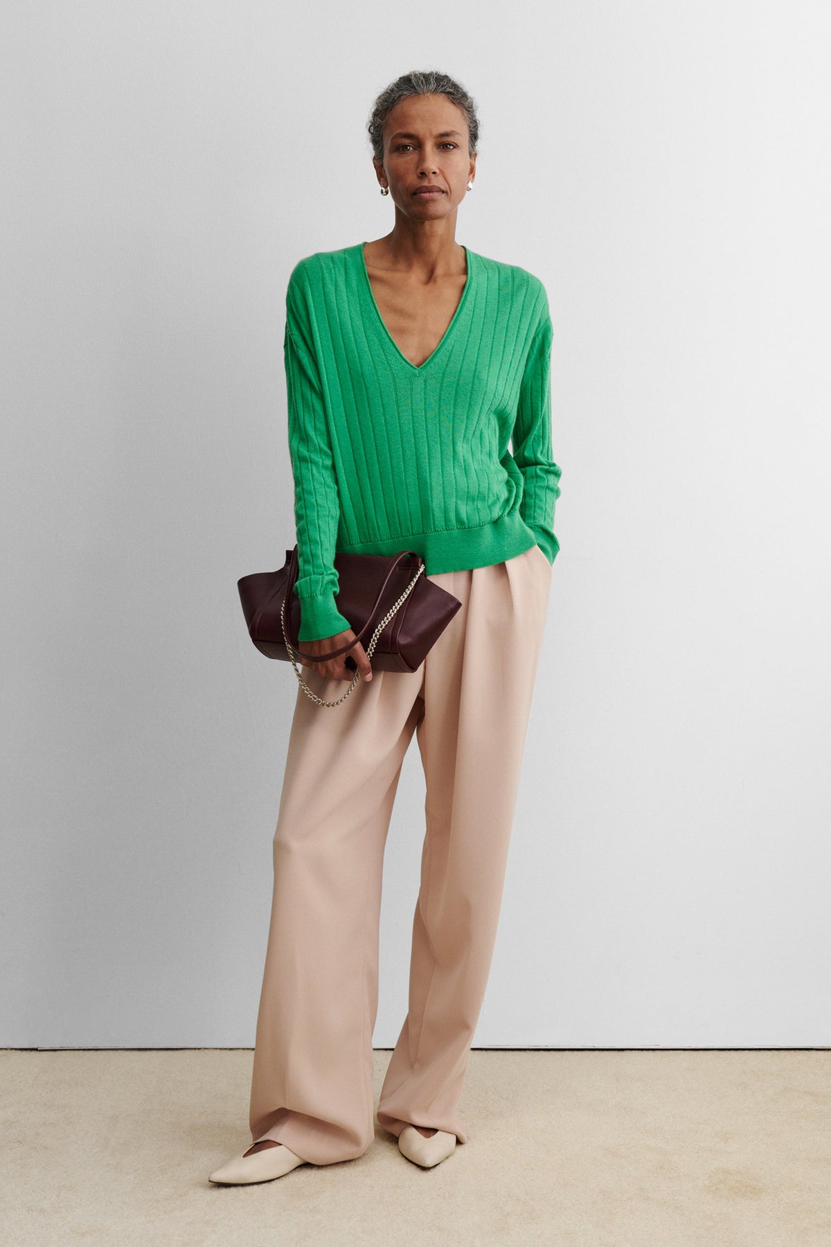 Marion V-Neck Black - Rachel Comey