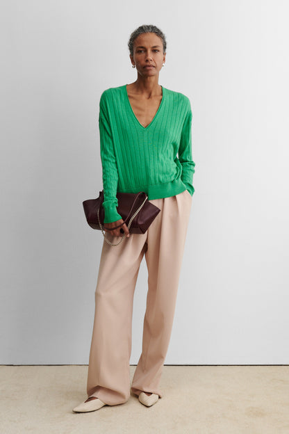 Marion V-Neck Black - Rachel Comey
