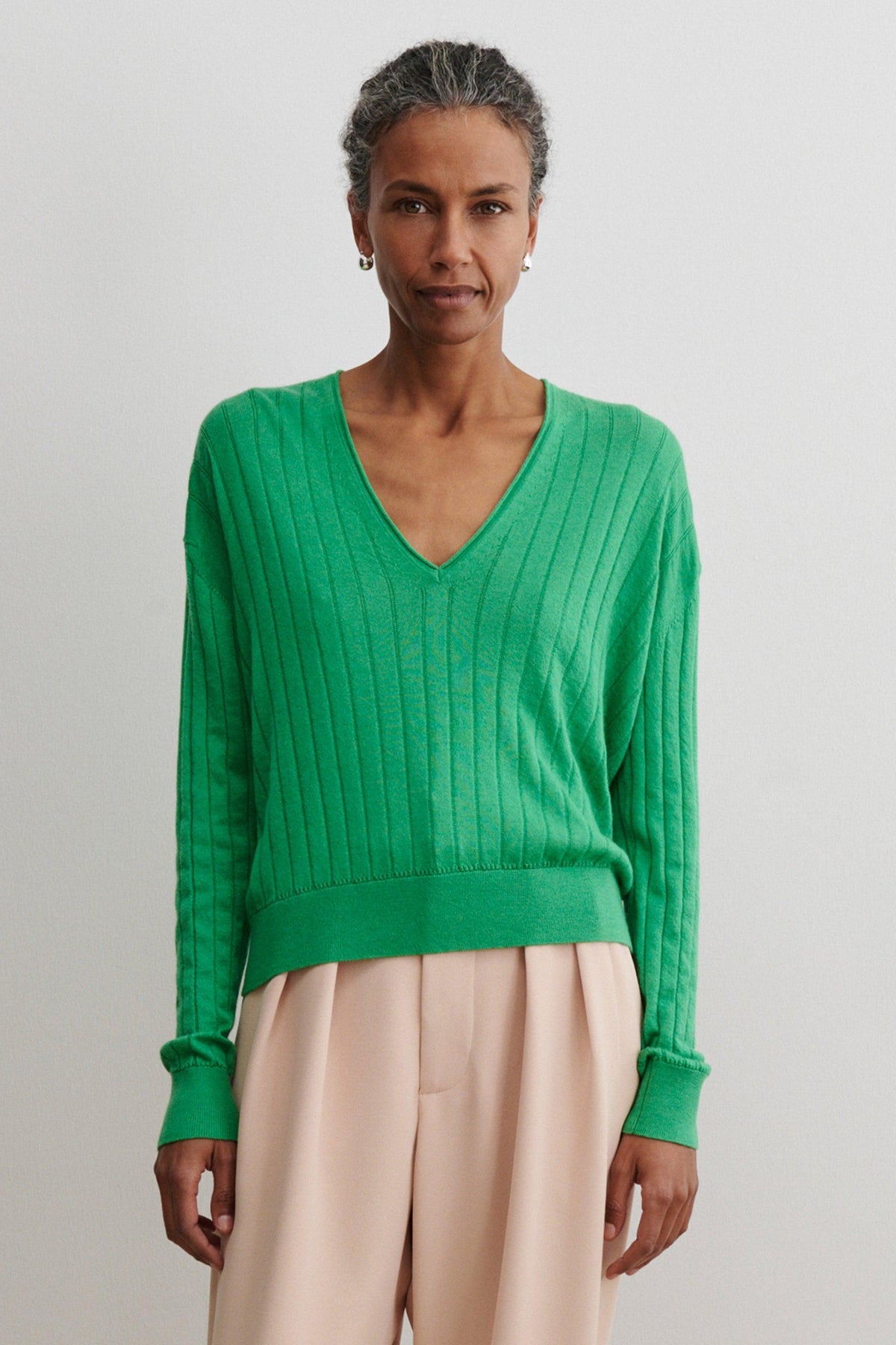 Marion V-Neck Black - Rachel Comey