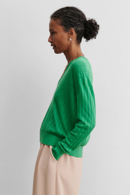Marion V-Neck Black - Rachel Comey