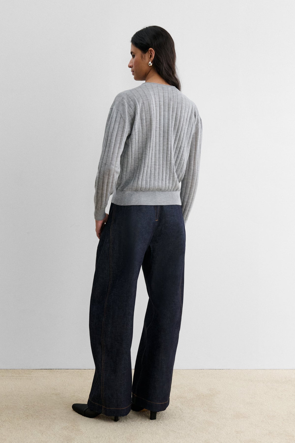 Marion V-Neck Black - Rachel Comey