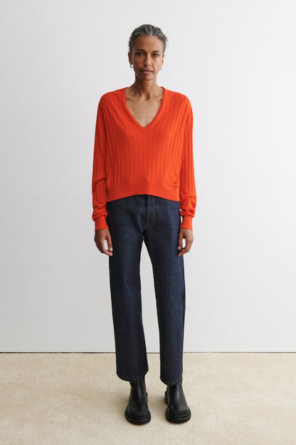 Marion V-Neck Black - Rachel Comey