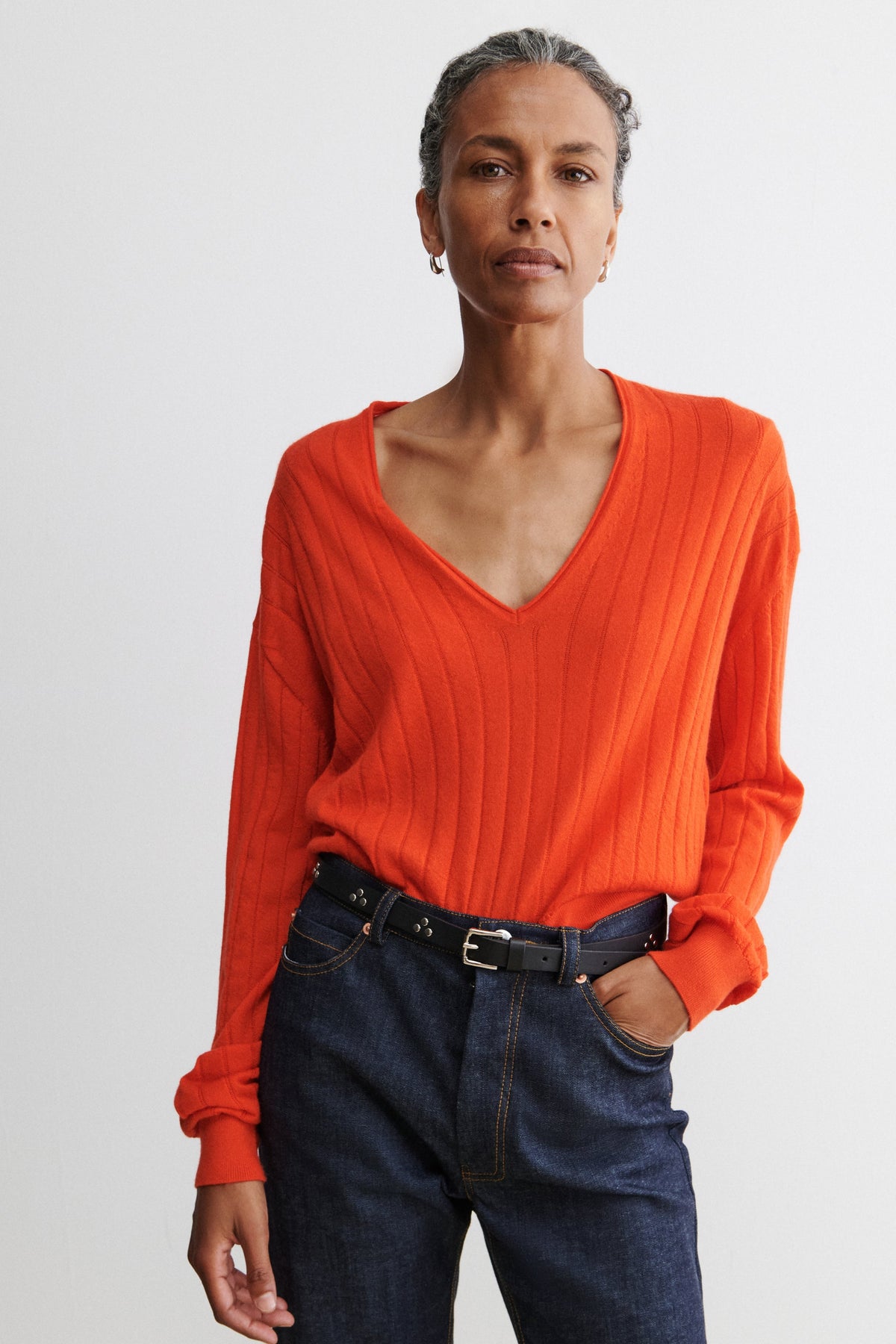 Marion V-Neck Black - Rachel Comey