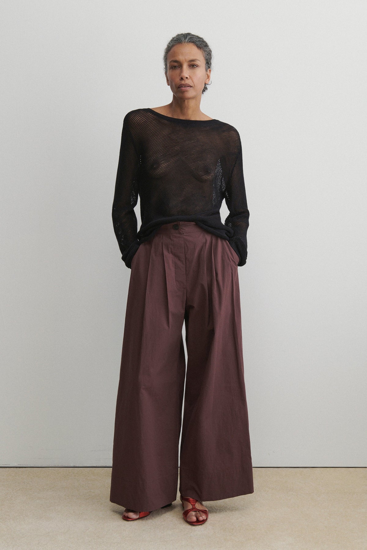 Lane Top Black - Rachel Comey