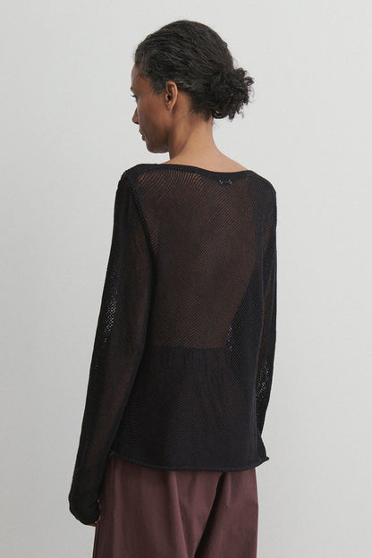 Lane Top Black - Rachel Comey