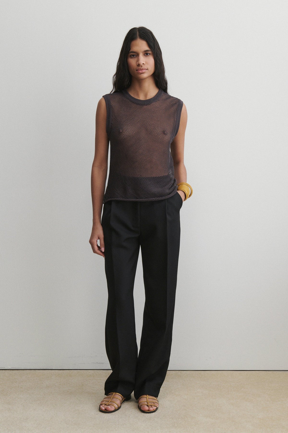 Rhett Tank Charcoal Multi - Rachel Comey