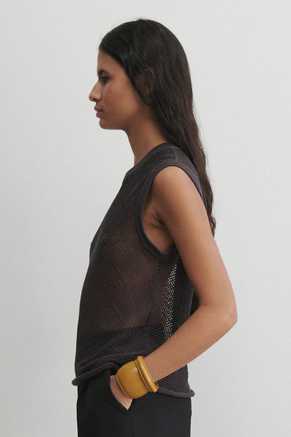 Rhett Tank Charcoal Multi - Rachel Comey
