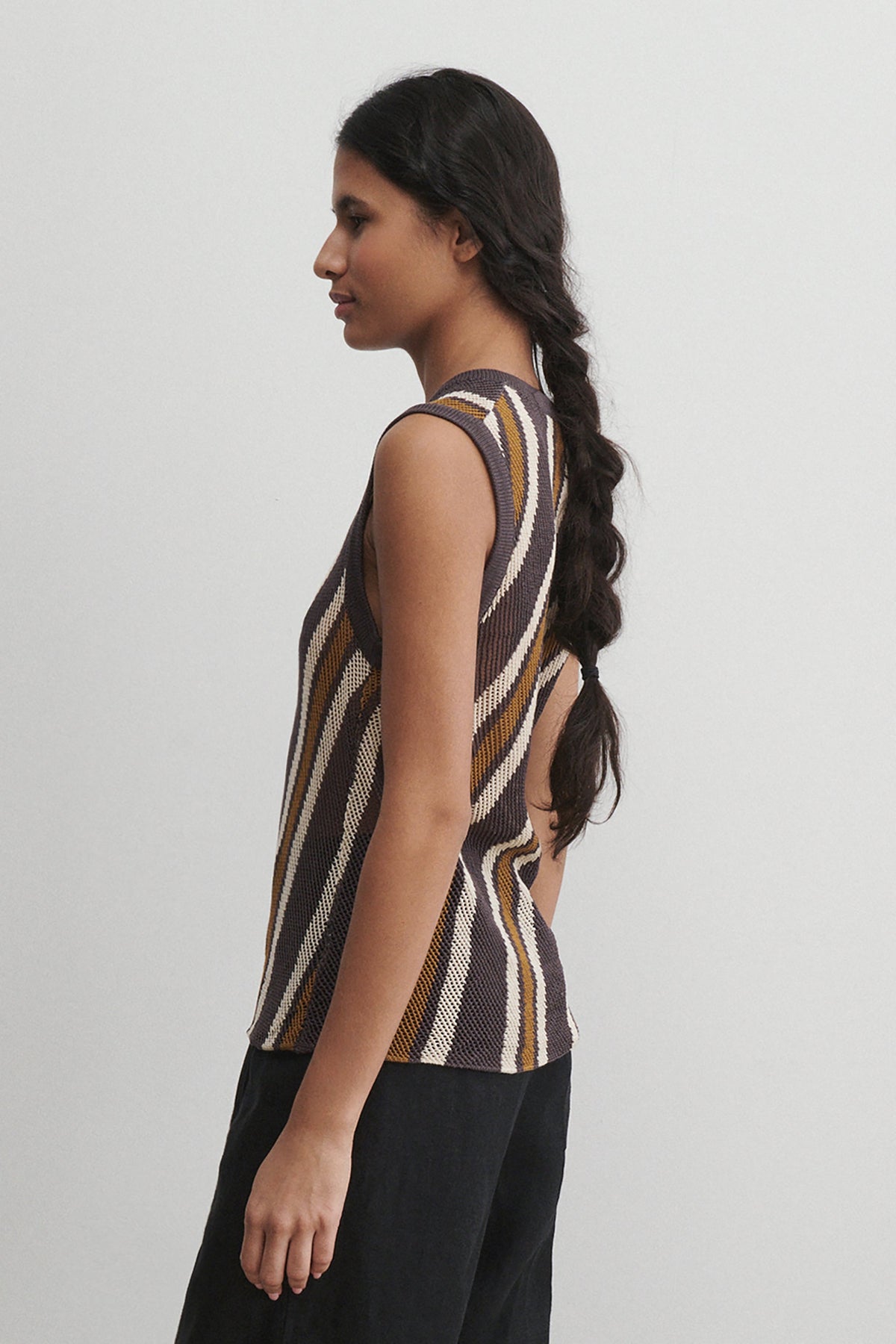 Rhett Tank Charcoal Multi - Rachel Comey