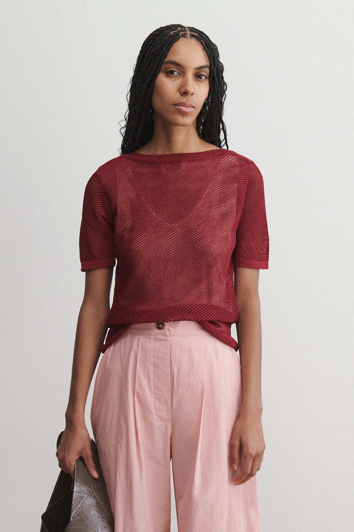 Dahlia Top Charcoal - Rachel Comey