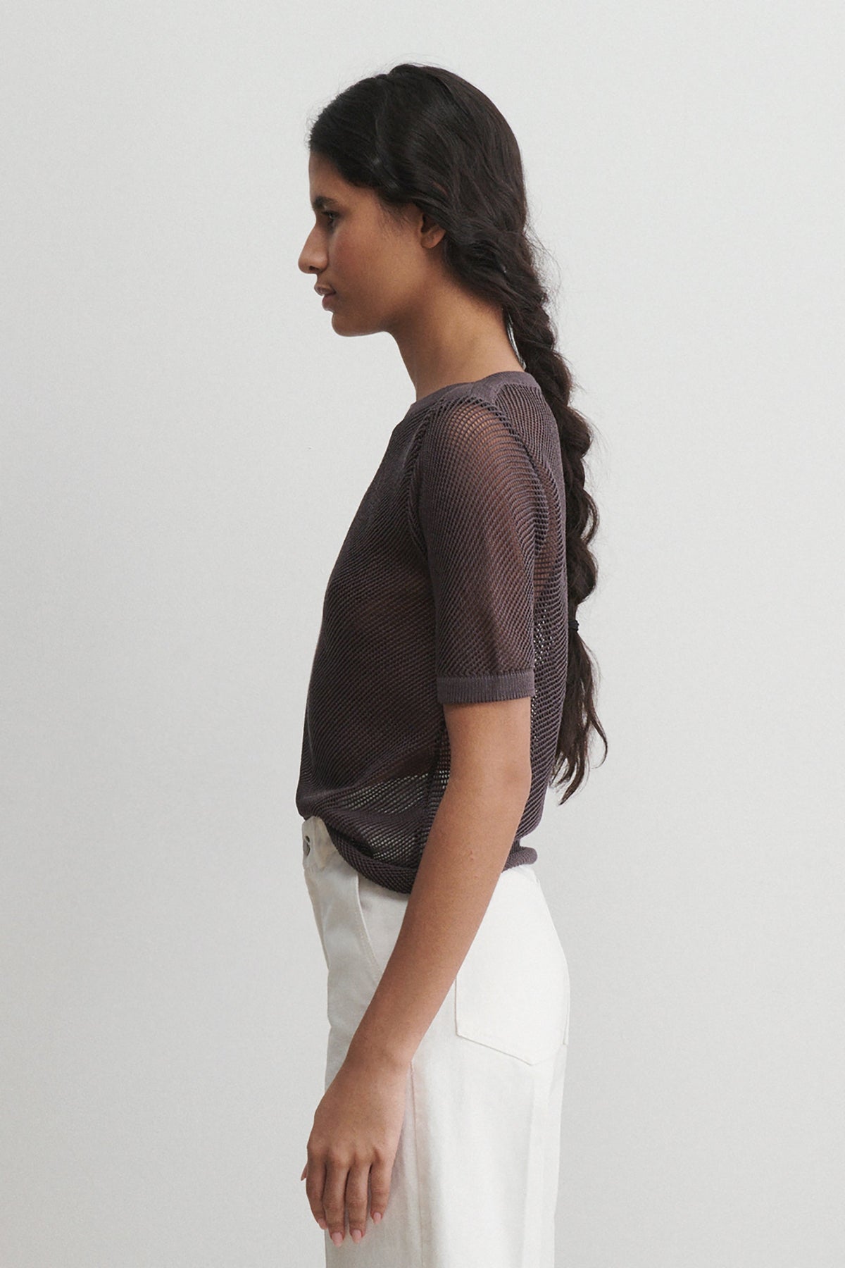 Dahlia Top Charcoal - Rachel Comey