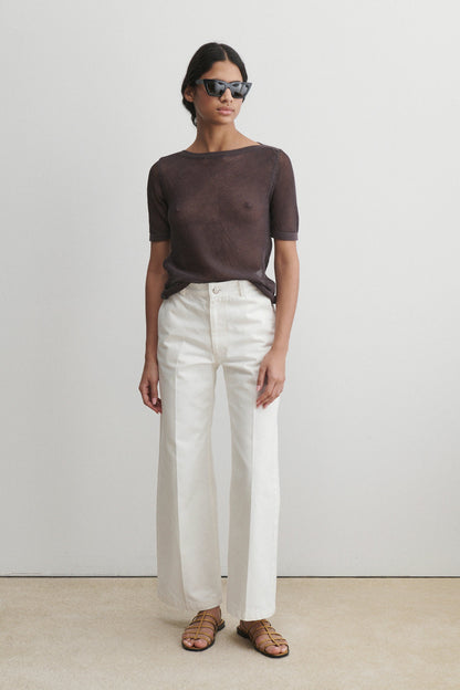Dahlia Top Charcoal - Rachel Comey