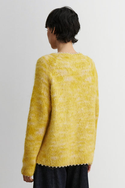 Durden Sweater Chartreuse Space Dye - Rachel Comey