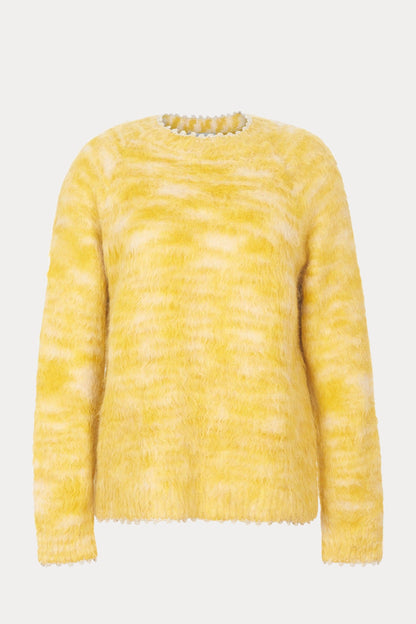 Durden Sweater Chartreuse Space Dye - Rachel Comey