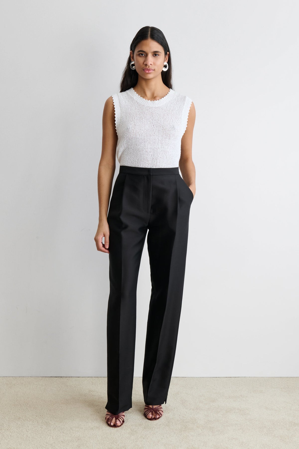 Alba Pant Peach - Rachel Comey