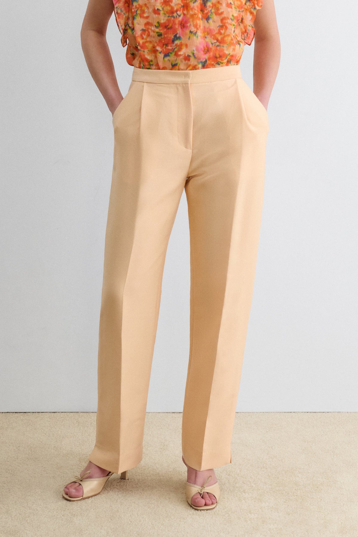 Alba Pant Peach - Rachel Comey
