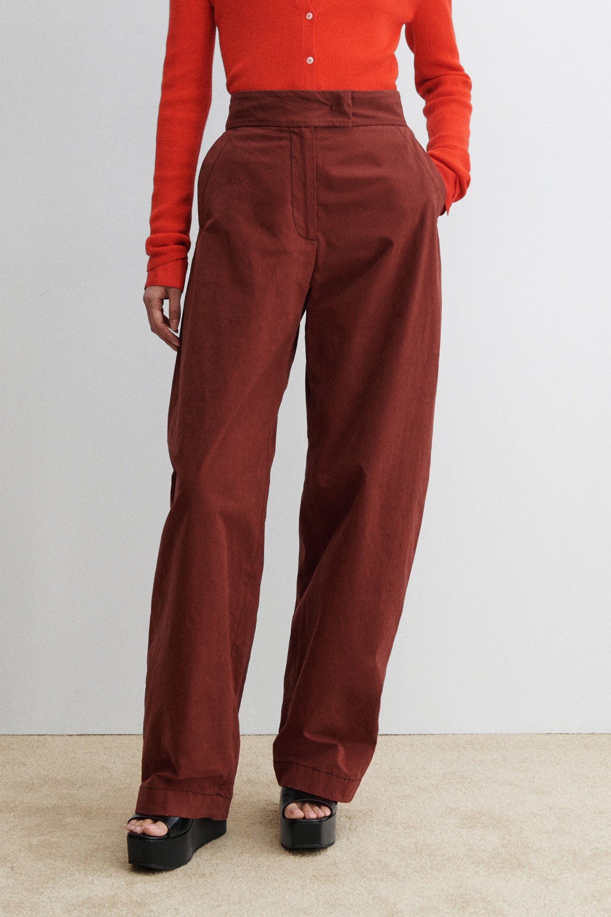 Lyson Pant Garnet - Rachel Comey