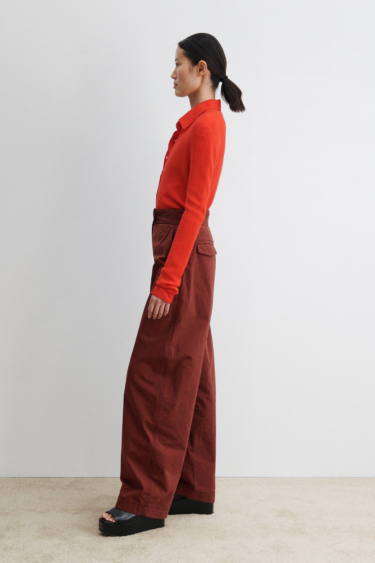 Lyson Pant Garnet - Rachel Comey