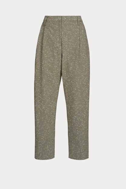 Carabin Pant Brown Herringbone - Rachel Comey