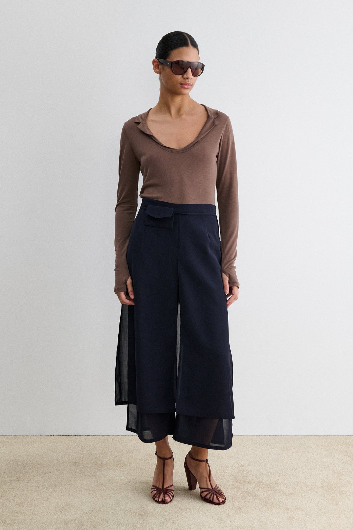 Gerri Pant Navy - Rachel Comey