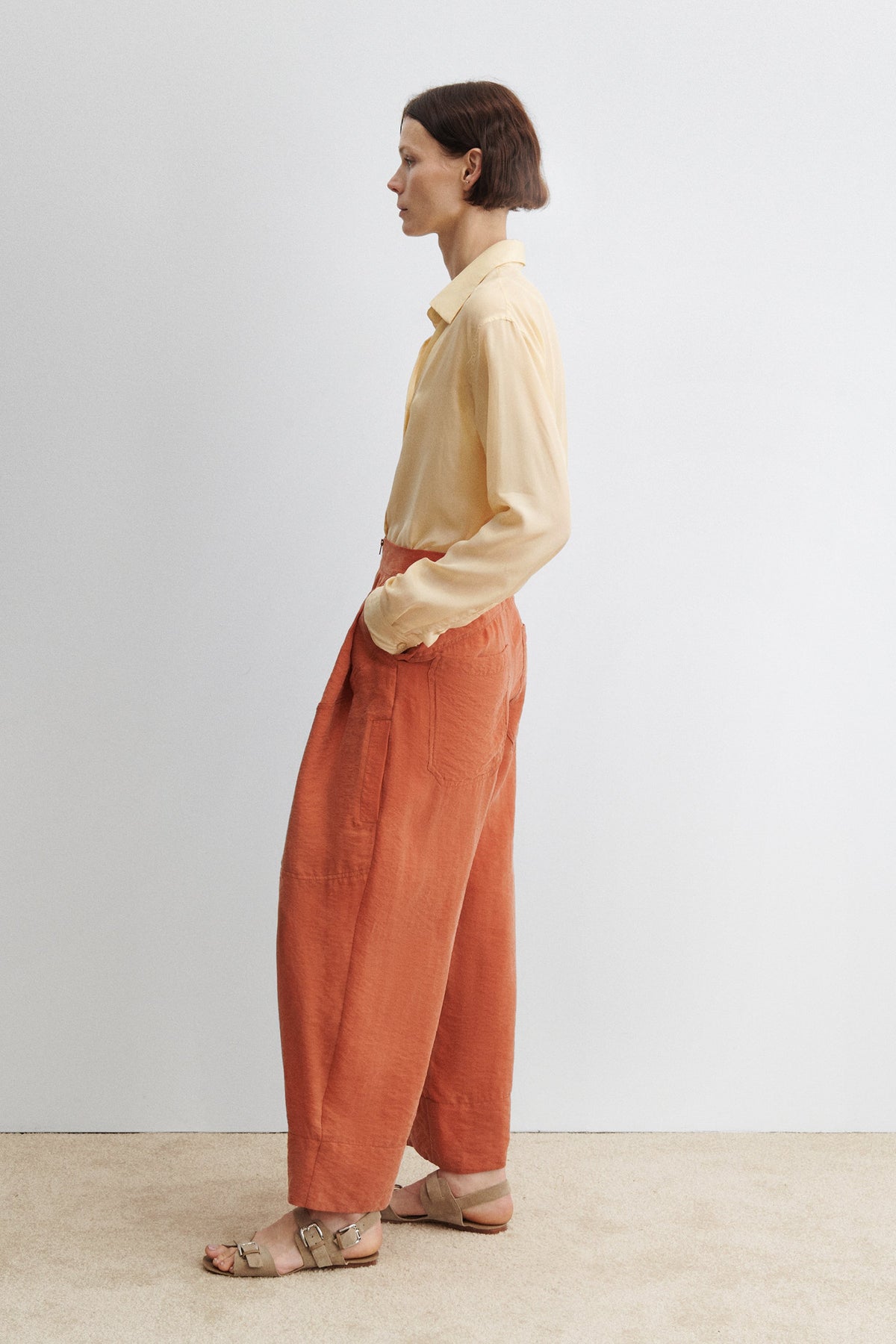 Dini Pant Terracotta - Rachel Comey