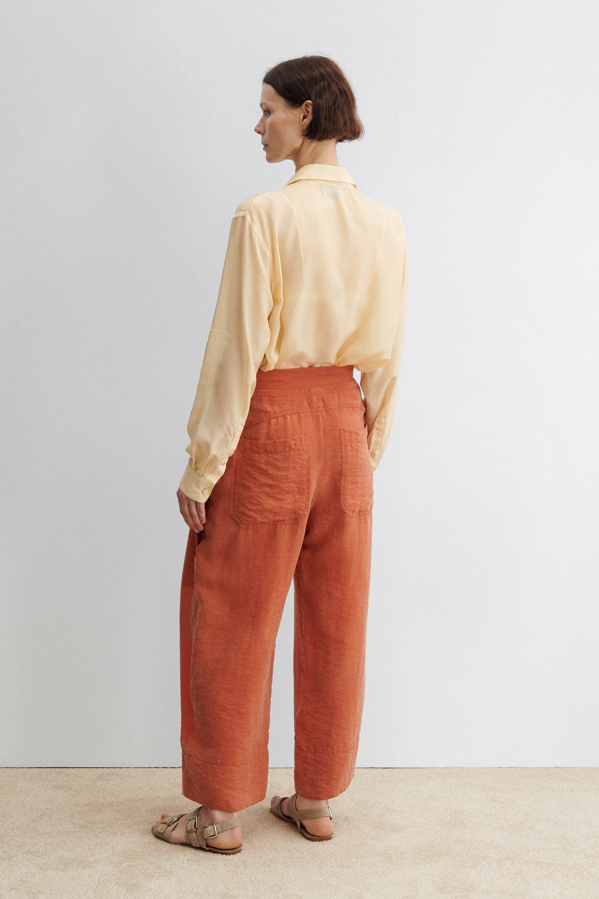 Dini Pant Terracotta - Rachel Comey