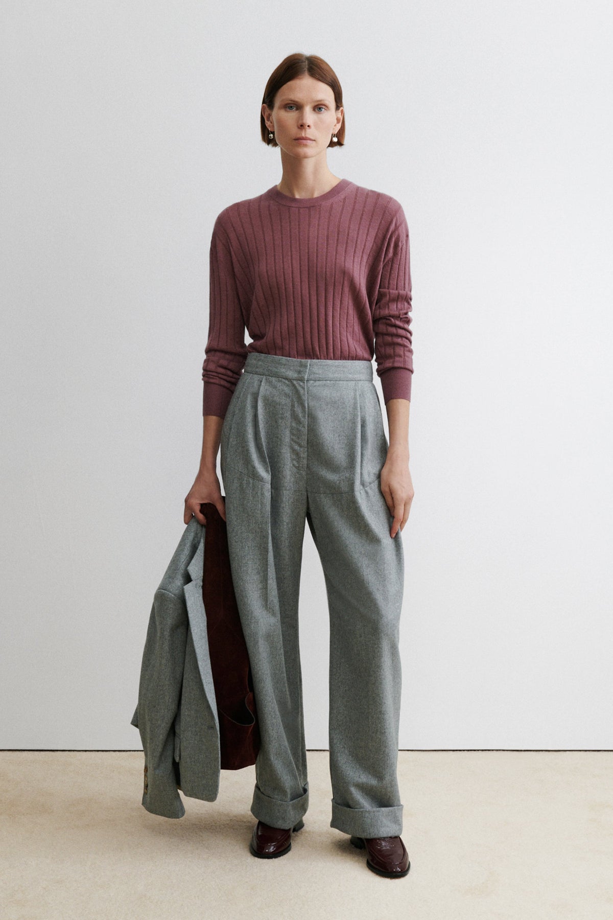 Lini Pant Light Grey - Rachel Comey
