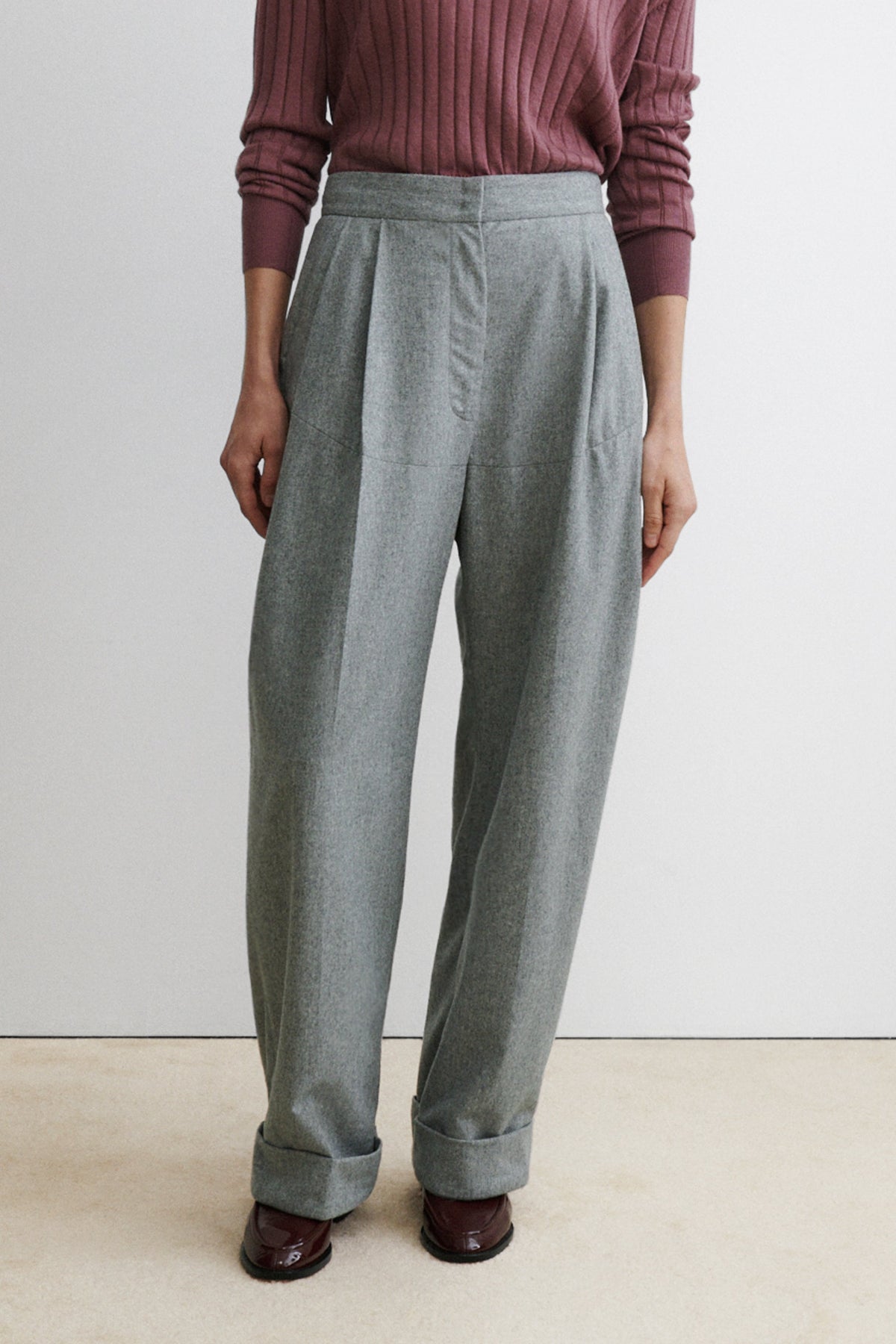 Lini Pant Light Grey - Rachel Comey