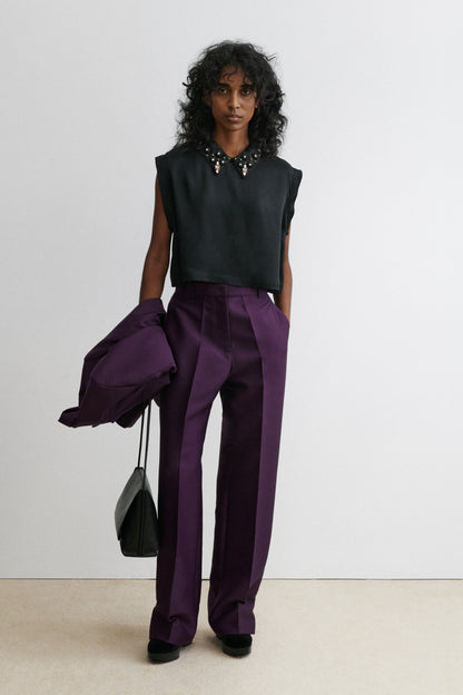 Berenson Pant Plum - Rachel Comey