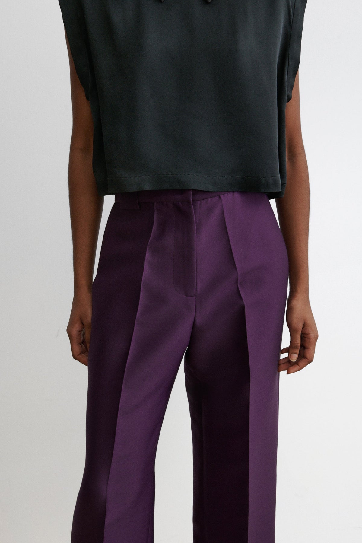 Berenson Pant Plum - Rachel Comey