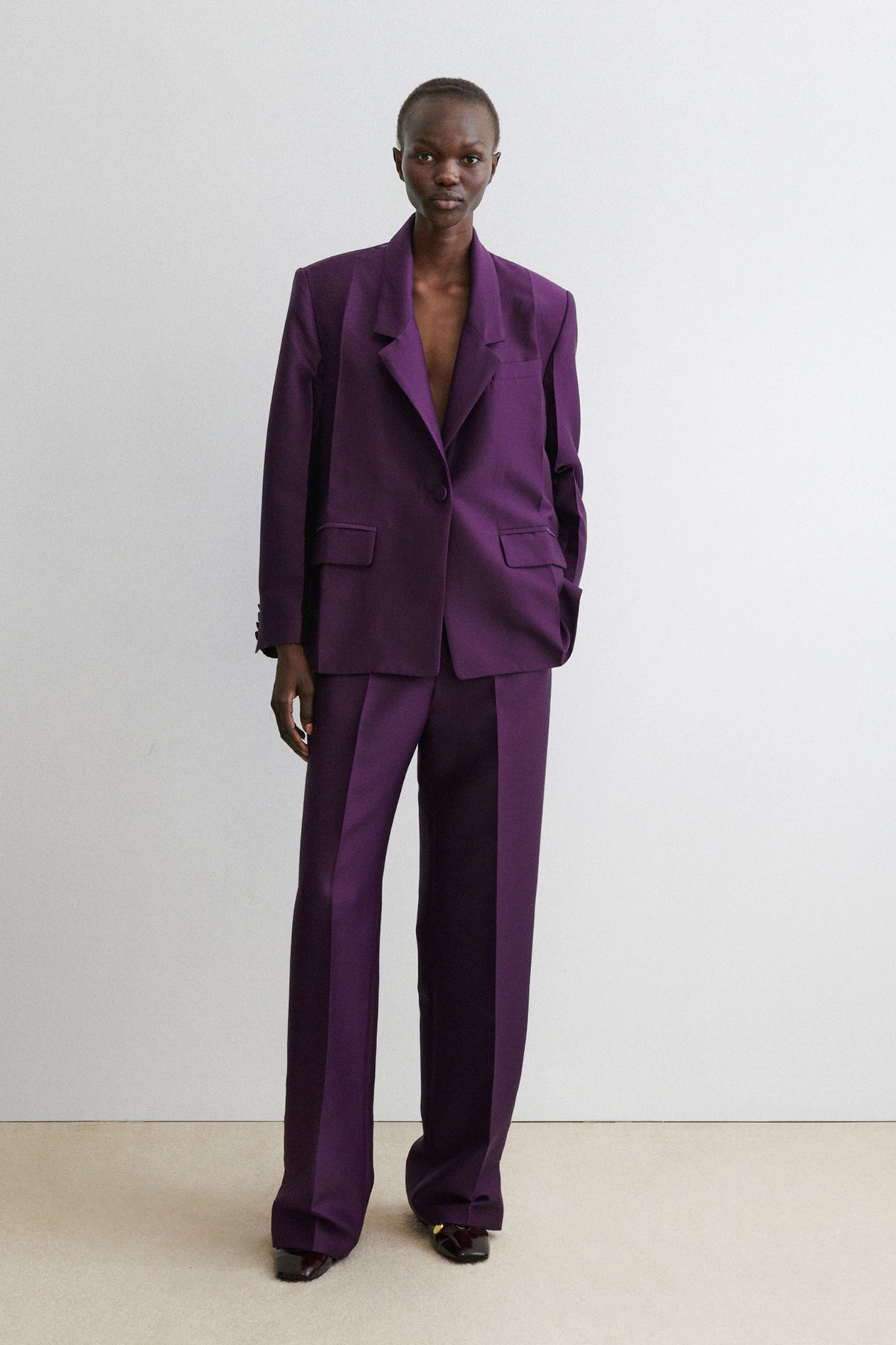 Berenson Pant Plum - Rachel Comey