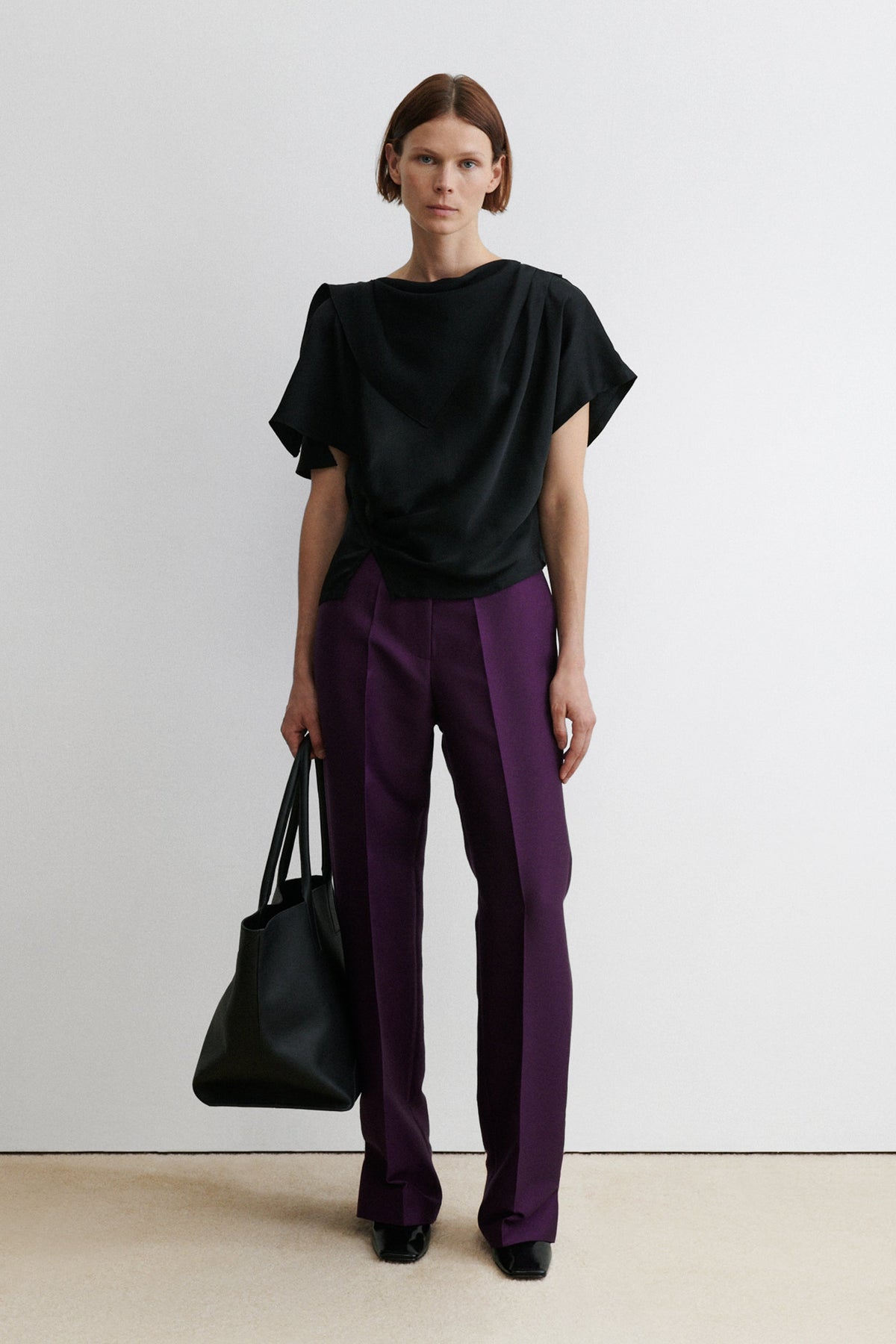 Berenson Pant Plum - Rachel Comey