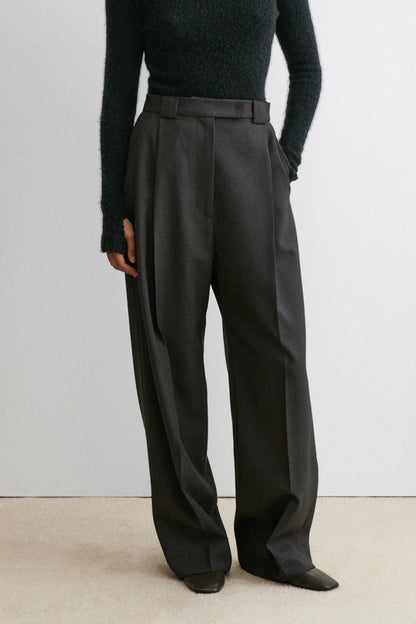 Cortex Pant Dark Grey Melange - Rachel Comey