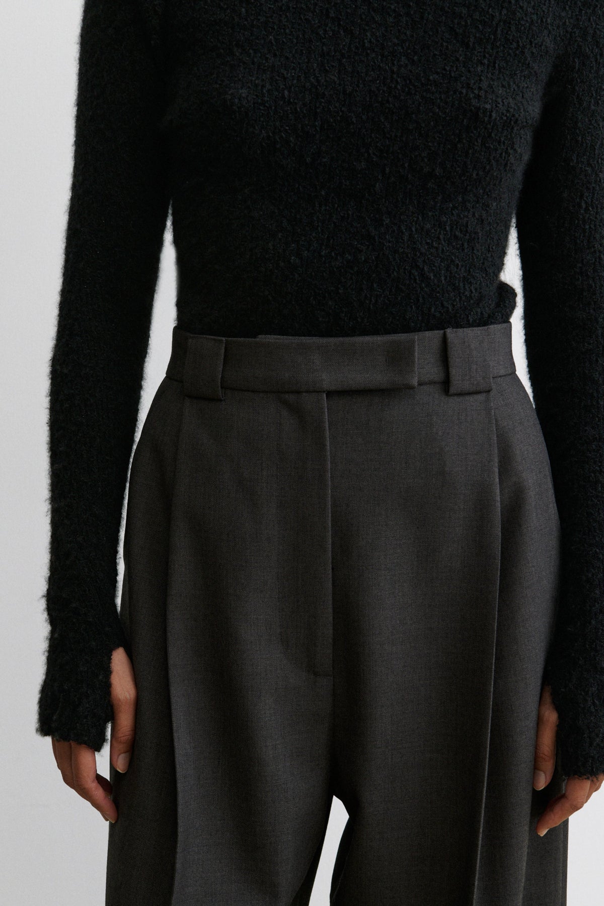 Cortex Pant Dark Grey Melange - Rachel Comey