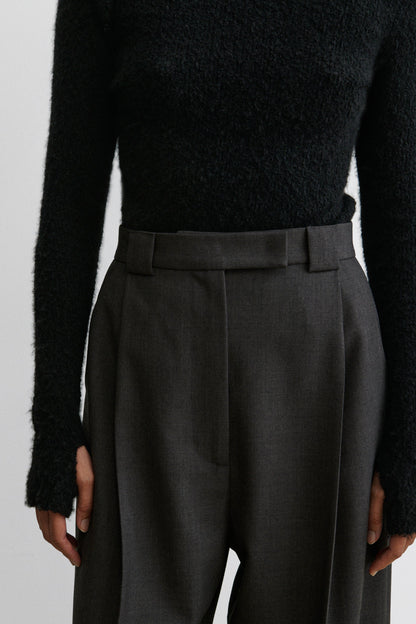 Cortex Pant Dark Grey Melange - Rachel Comey