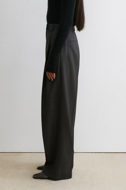 Cortex Pant Dark Grey Melange - Rachel Comey