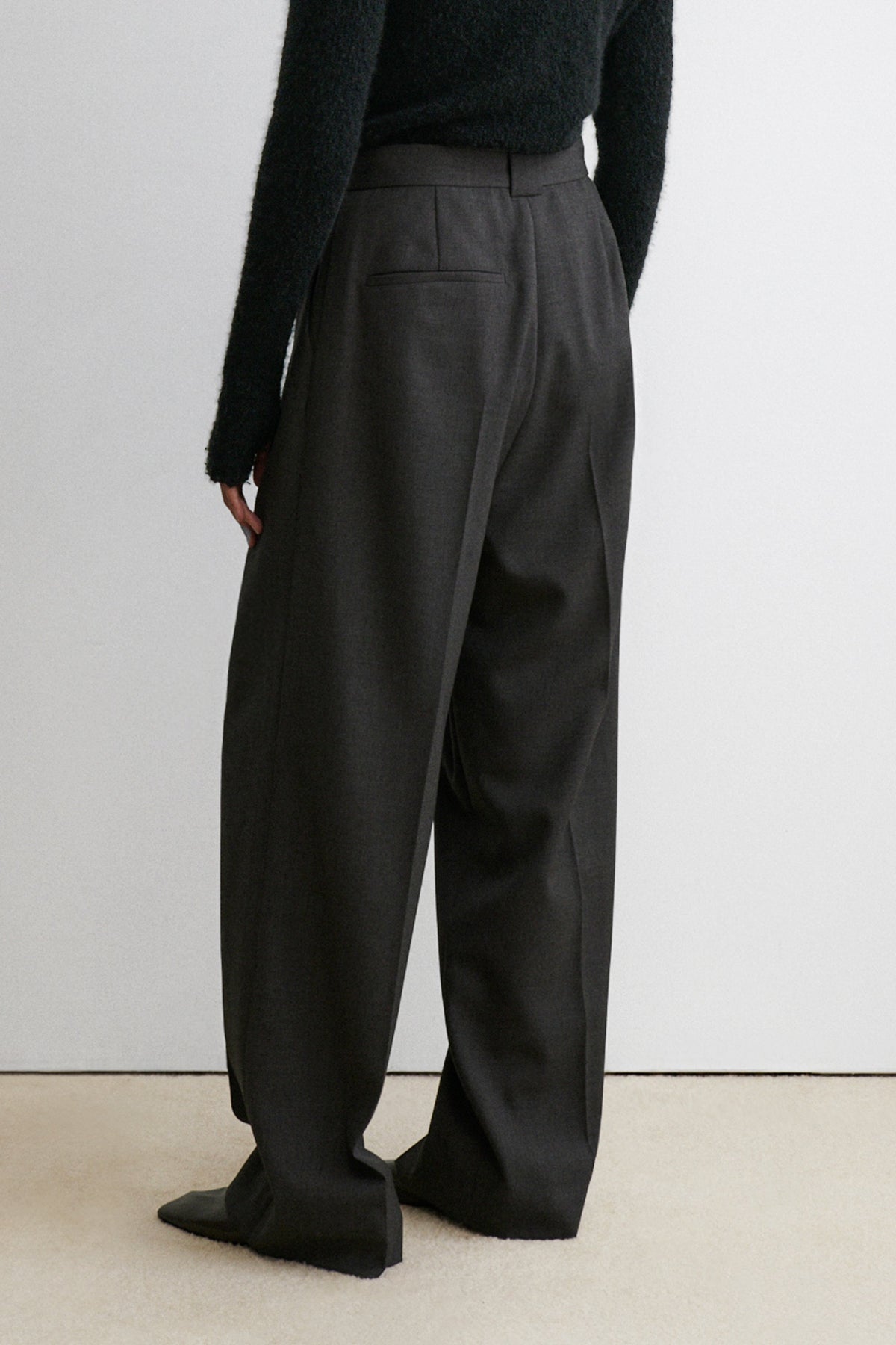 Cortex Pant Dark Grey Melange - Rachel Comey