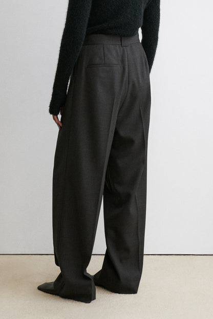 Cortex Pant Dark Grey Melange - Rachel Comey