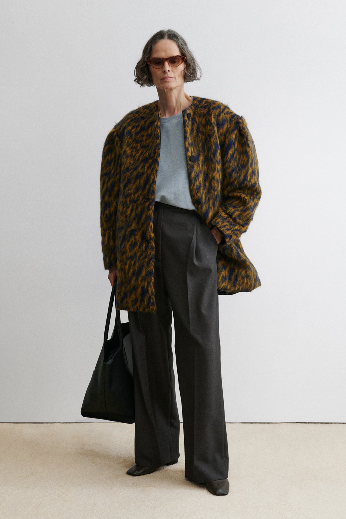 Cortex Pant Dark Grey Melange - Rachel Comey