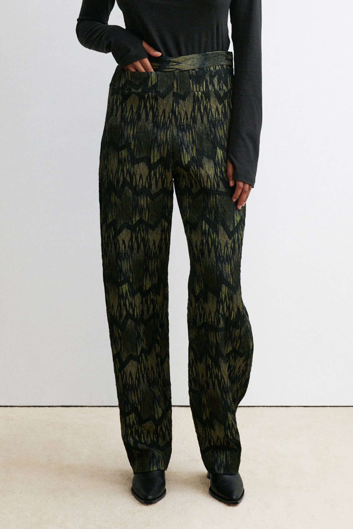 Roscow Pant Olive - Rachel Comey