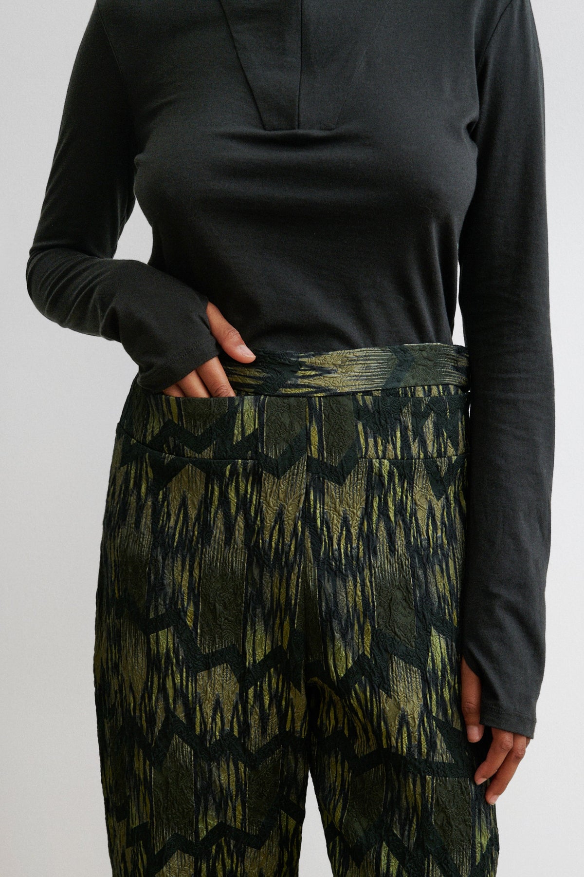 Roscow Pant Olive - Rachel Comey