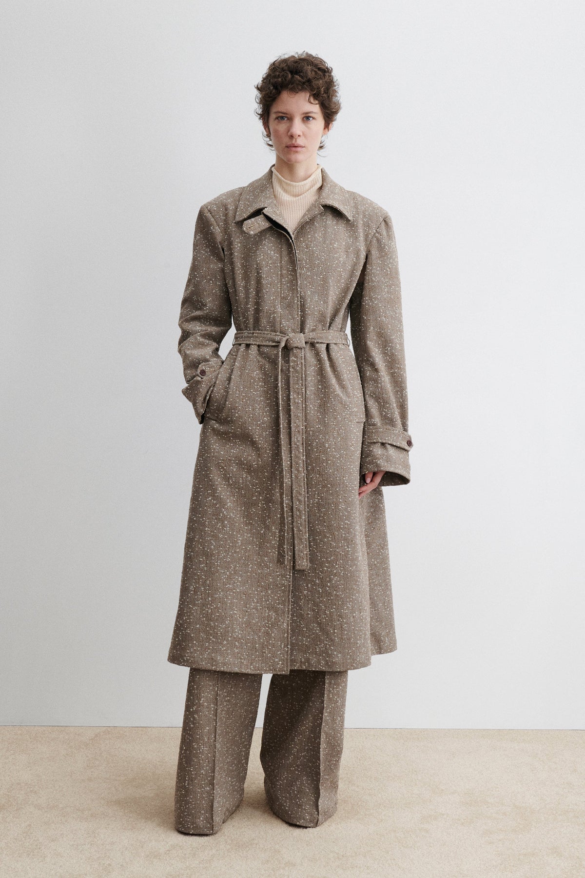 Mosey Jacket Brown Herringbone - Rachel Comey