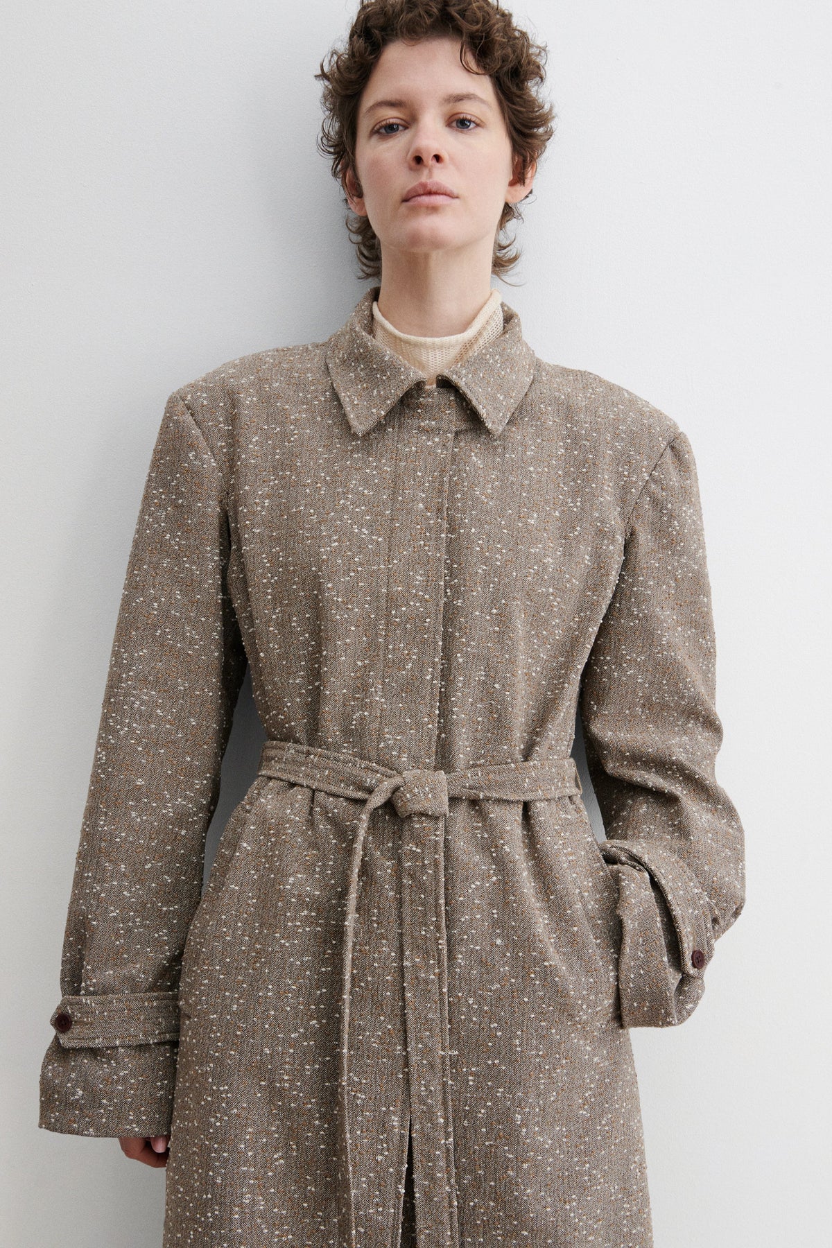 Mosey Jacket Brown Herringbone - Rachel Comey