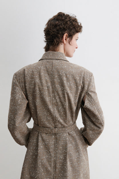 Mosey Jacket Brown Herringbone - Rachel Comey